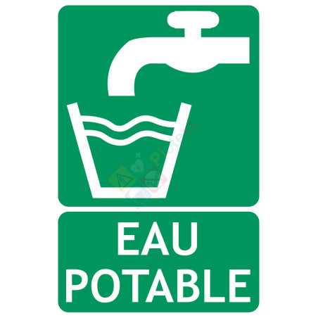 Panneau eau potable