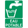 Panneau eau potable