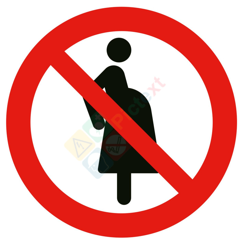 Picto interdit aux femmes enceintes Picto interdit aux femmes enceintes