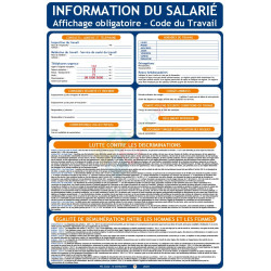 Panneau information du salarié affichage obligatoire