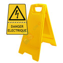 Chevalet de signalisation danger électrique