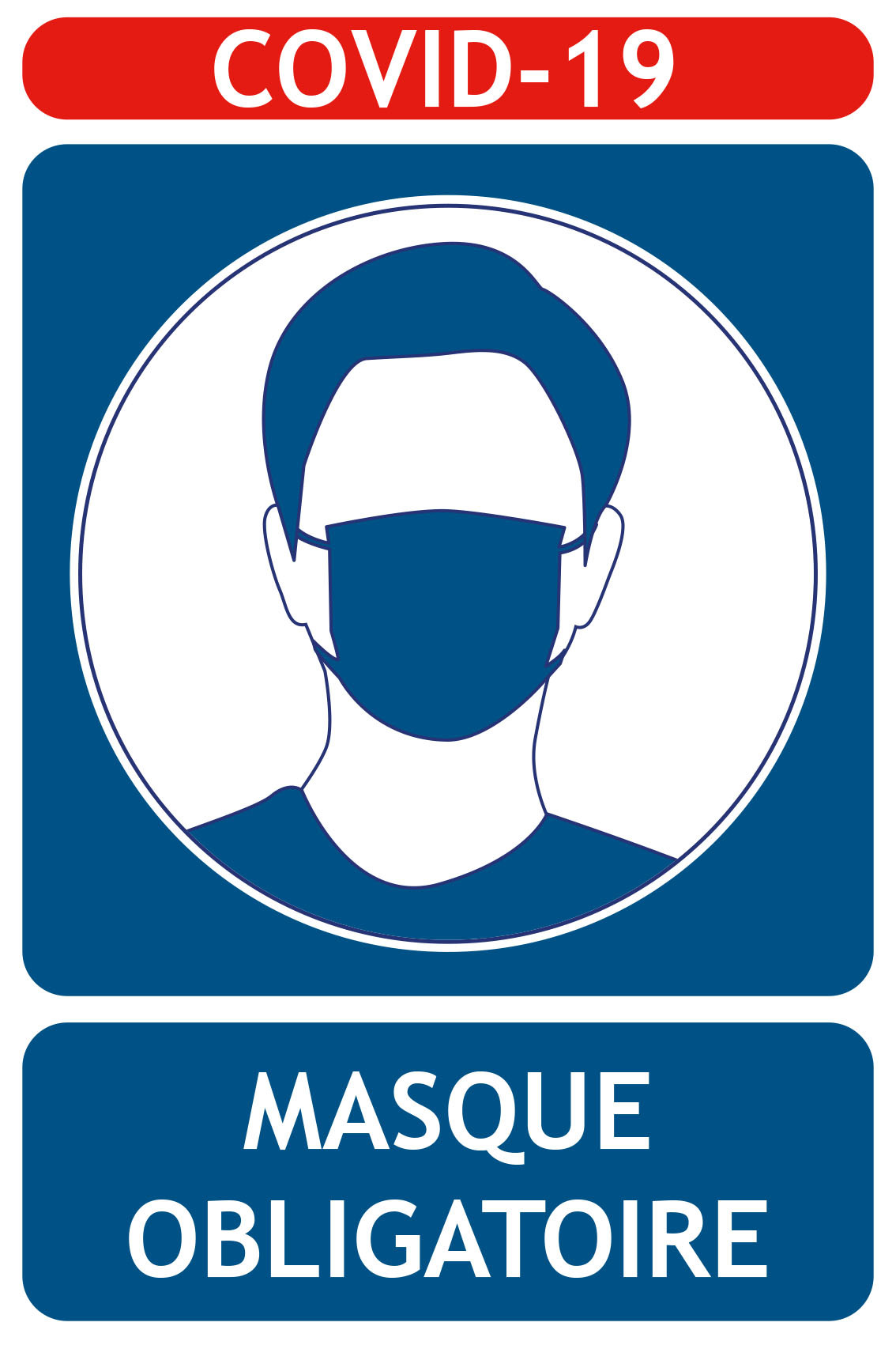 Lintégration Devoir honneur pictogramme port masque obligatoire poison