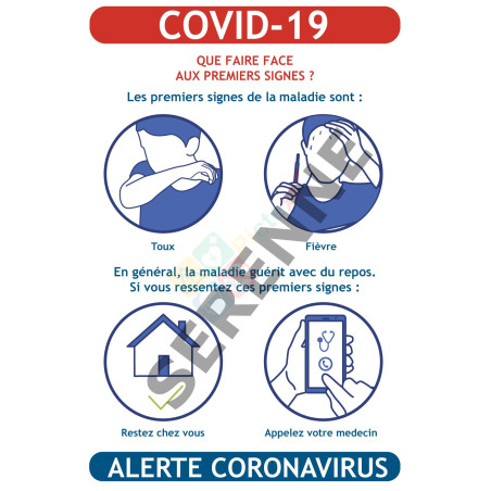 Consigne COVID-19 aux premiers signes que faire ?