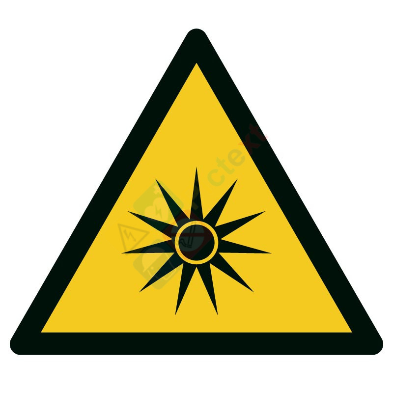 pictogramme rayonnement optique pictogramme rayonnement optique