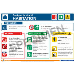 Consigne de sécurité habitation