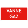 Panneau vanne GAZ