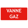 Panneau vanne GAZ