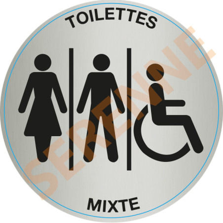 Pictogramme toilettes mixtes