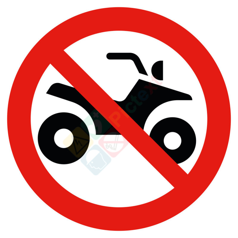 Picto interdiction aux Quads Picto interdiction aux Quads