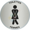 Sticker WC femme gamme humour