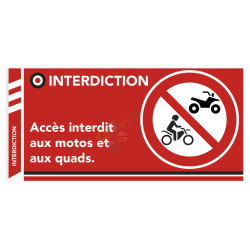 Signalétique interdiction sur mesure gamme ArtGraphic exemple