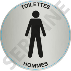 Sticker toilettes hommes