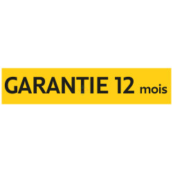 Panneau garantie 12 mois