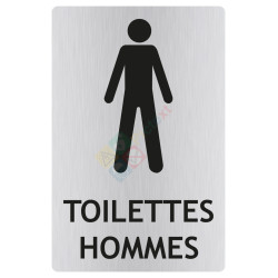 Panneau toilettes hommes