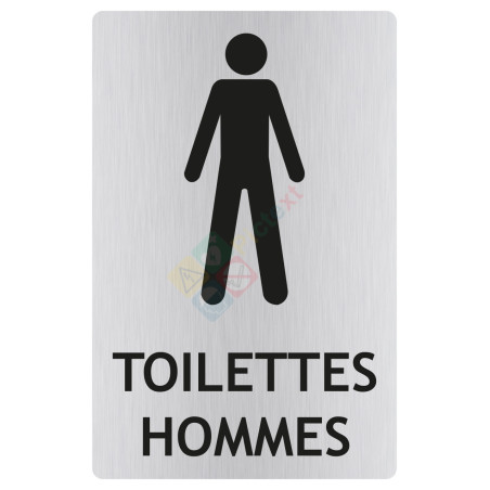 Panneau toilettes hommes