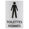 Panneau toilettes hommes