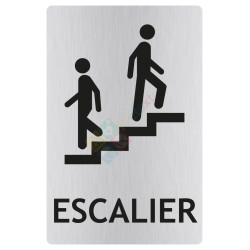Panneau escalier avec picto ISO70001