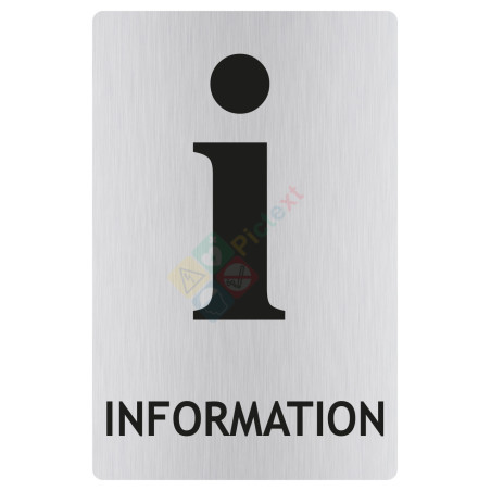 Panneau information "i"