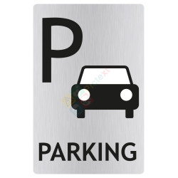 Panneau parking avec picto ISO70001