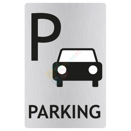 Panneau parking avec picto ISO70001