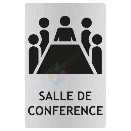 Panneau salle de conférence avec picto ISO70001