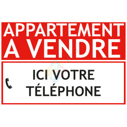 Panneau appartement à vendre à personnaliser