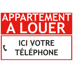Panneau appartement à louer