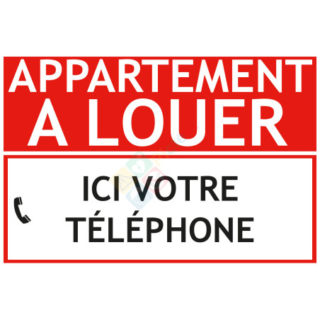 Panneau appartement à louer