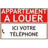 Panneau appartement à louer