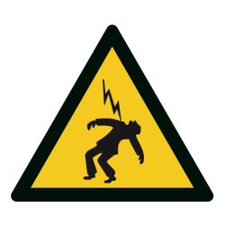 Panneau danger électrocution