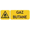 Panneau gaz butane picto-texto paysage