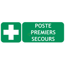 Panneau poste premiers secours gamme classique