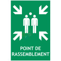 Panneau point de rassemblement
