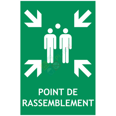 Panneau point de rassemblement