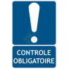 Panneau contrôle obligatoire