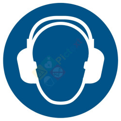 Picto casque anti bruit obligatoire