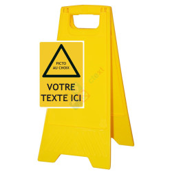 Personnalisation chevalets de signalisation